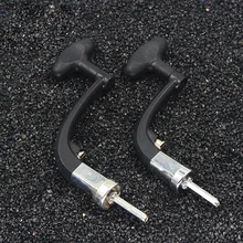 Рыболовная катушка складной коромысло черный спиннинговая катушка ручка средний большой размер