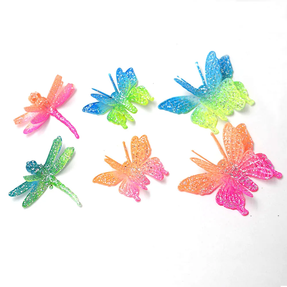 

Charm Butterfly Sequins gold color no fade 10pcs Cabochon Kawaii DIY Resin Craft Decoration Scrapbook Accessories For Phone case