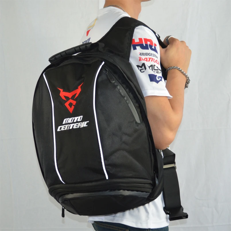 Motocross Helmet Bag Oxford Backpack Motorcycle Waterproof Motorbike