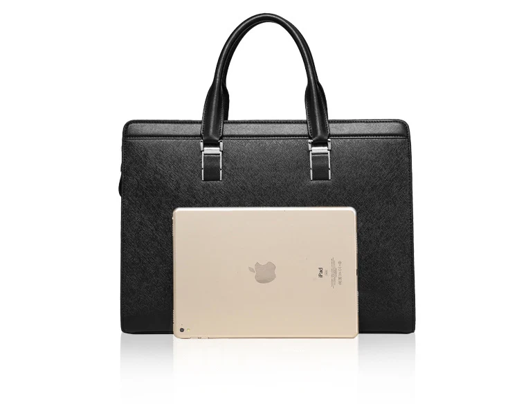 Элитный бренд кожа для мужчин портфель для ноутбука модные бизнес сумки повседневное кожаная сумка для