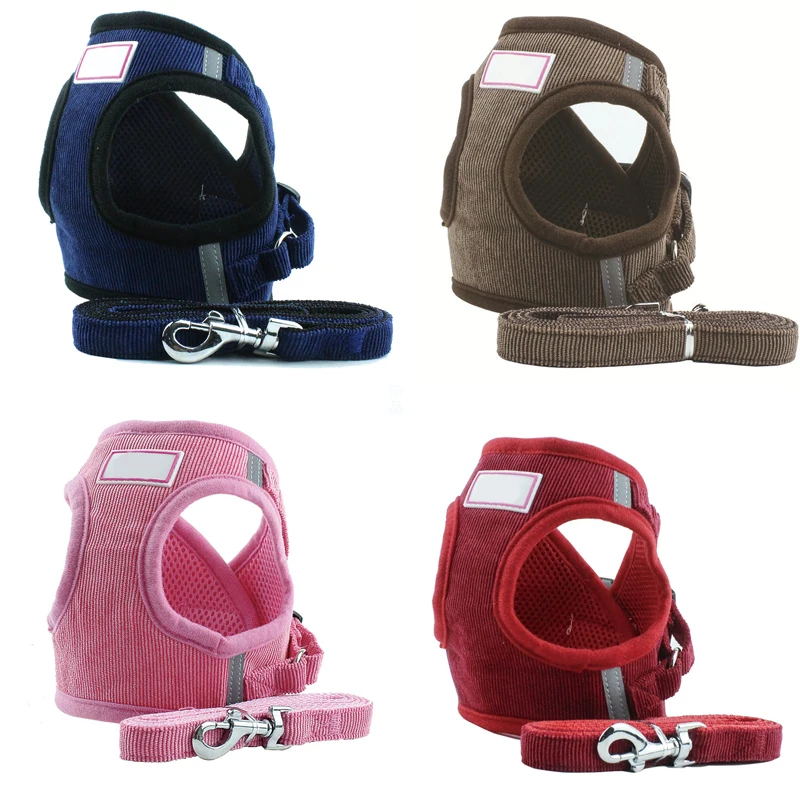 

Pet chest strap Nylon Mesh Air Puppy Harness and Leash Set Pet For Small Medium Large Dog