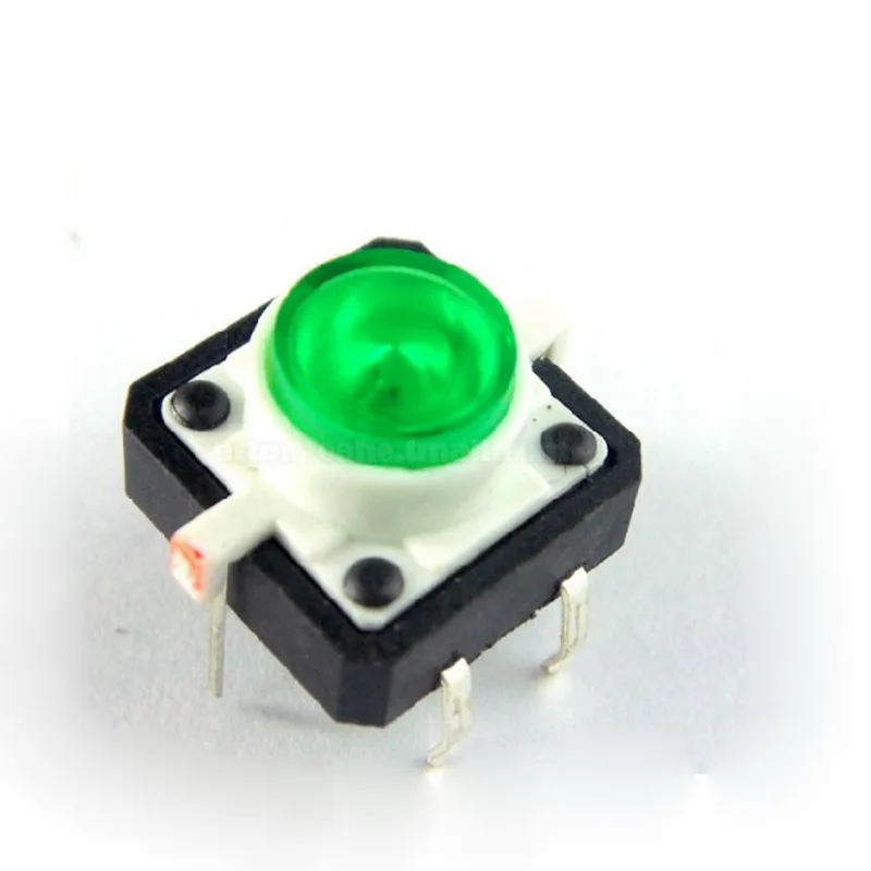Normally Open Switch >> Illuminated Tact Switch 12*12 Green LED Small 4 pin reset button Micro Button Normally open ... Normally Open Switch >> Illuminated Tact Switch 12*12 Green LED Small 4 pin reset button Micro Button Normally open ...