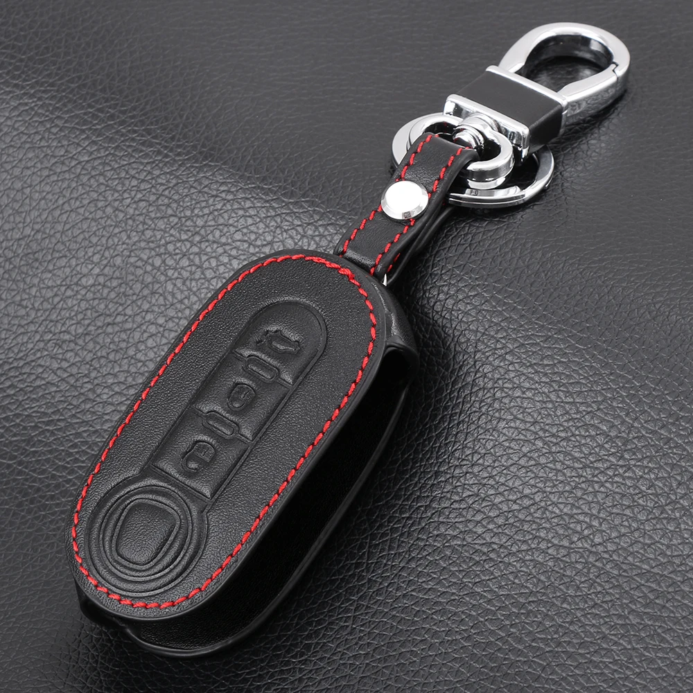 VCiiC ,Car keychain ,3 buttons Leather Car Key Case Cover VCiiC ,Car keychain ,3 buttons Leather Car Key Case Cover