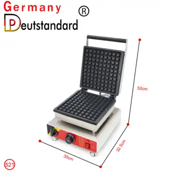 

Commercial Waffle Maker Machine Stainless Steel Waffle Iron Maker