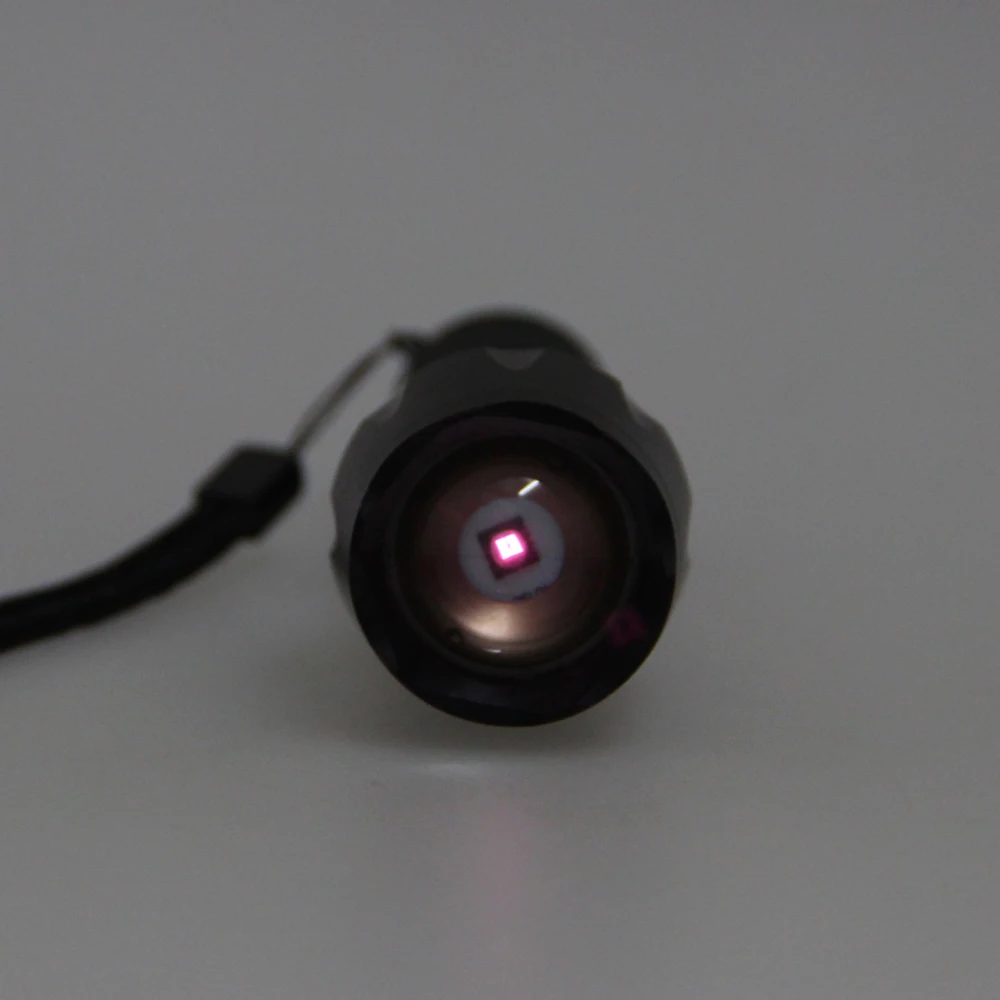 Зум охота свет ИК 7 Вт ночное видение 940nm инфракрасный светодио дный светодиодный тактический фонарь + 18650 батарея зарядное устройство