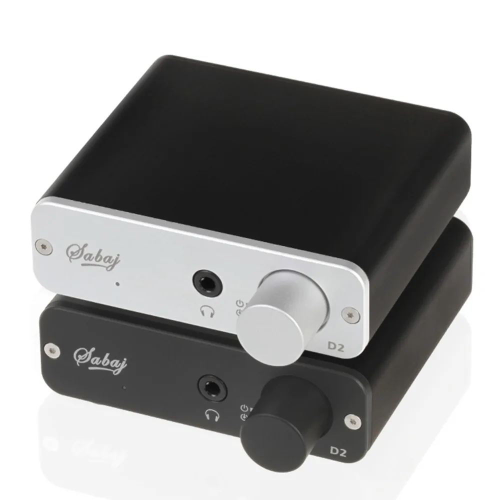 Sabaj D2 Audio Portable Headphone Amplifier Decoder All-in-one Coaxial Optical USB Input Mini Audio Amplifier Black Silver Sabaj D2 Audio Portable Headphone Amplifier Decoder All-in-one Coaxial Optical USB Input Mini Audio Amplifier Black Silver