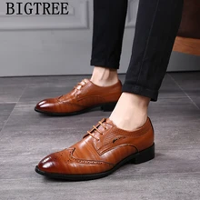 Sapatos brogue homens clássico italiano sapatos formal homens clássicos coiffeur homens da moda sapatos de casamento de luxo marca chaussure homme bona