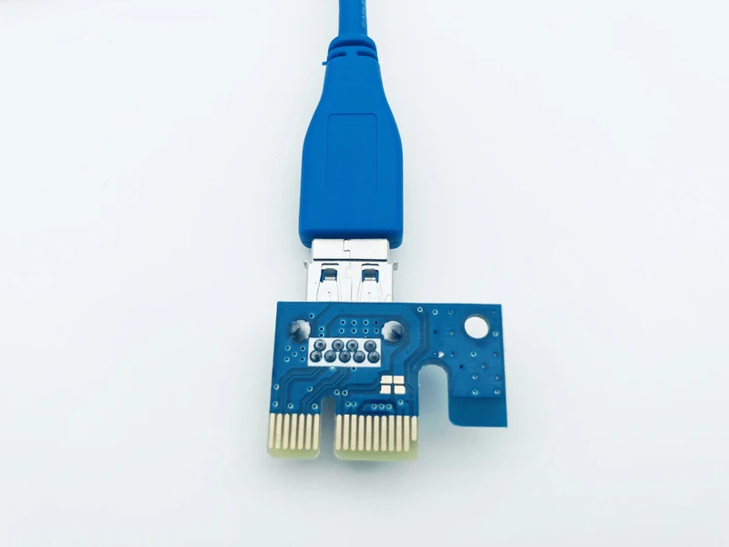 10 шт. переходная карта PCI 1X e X1 Riser 180 градусов к USB для 006 006C 007S 008S|Компьютерные