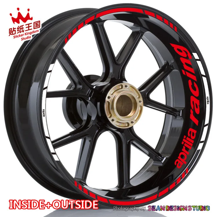 Светоотражающая наклейка на колесо для Aprilia Racing RS4 RS125 Tuono Caponord RSV4 | Автомобили и