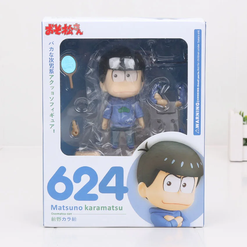 4''10cm Nendoroid Мацуно Осомацу 623# персонаж Мацуно Карамацу 624# Osomatsu San фигурка кукла ПВХ фигурка игрушка - Цвет: 624