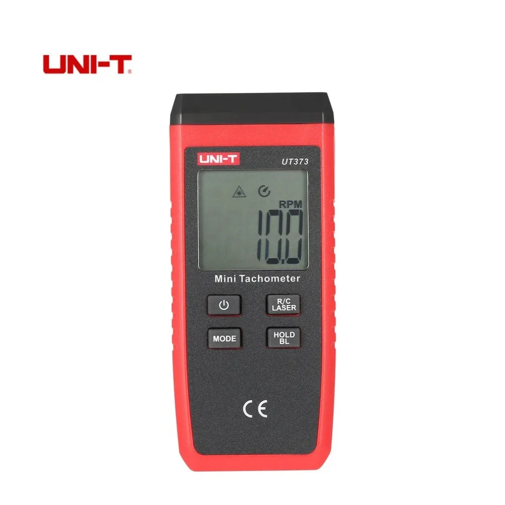 

UNI-T UT373 LCD Non-contact Laser Tachometer RPM Speed Measurement Meter Handheld Digital Mini Speedometer with Back Light