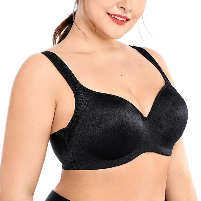 

Women's Balconette Underwire Bra Lightly Padded Contour Seamless Bra 34 36 38 40 42 44 B C D DD E