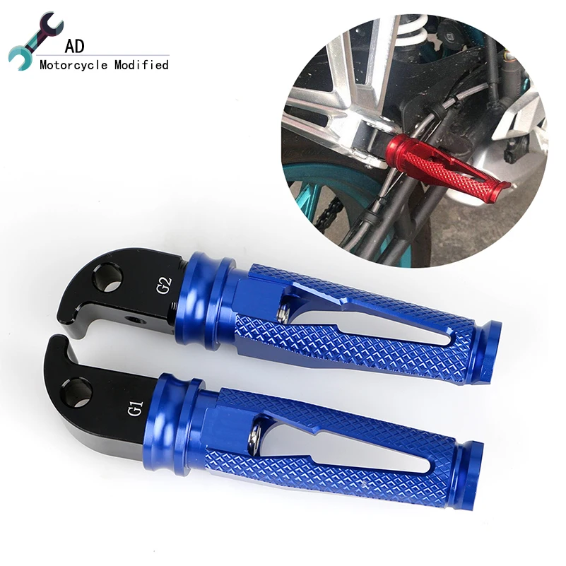 

For Yamaha MT03 MT07 MT09 Tracer Rear Foot pegs rest pedal Motorcycle Footrest Passenger MT 03 07 09 Accessories Moto Parts