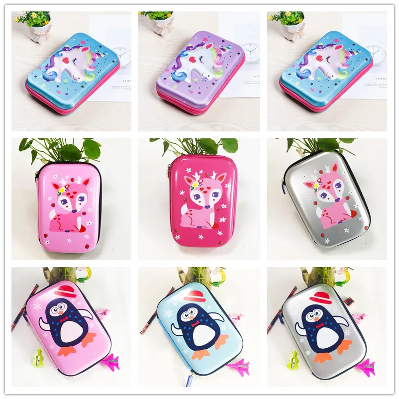 

Creative pencil case unicorn material escolar Kawaii school supplies dinosaur kalem kutusu estuche escolar pencilcase