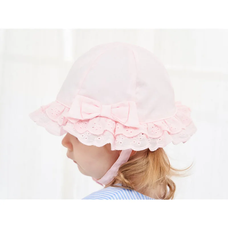5Lace-Bucket-Hat-Baby-Girl-Summer-Sun-Cap-Cotton-Breathable-Comfort-Fisherman-Hat-Chin-Strap-Stay-On-Basin-Bonnet
