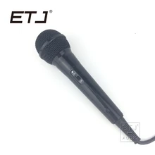 ETJ Marca Frete Grátis Wired Karaoke Microfone Com Fio Para O Palco KTV 2.5 Metro K-102
