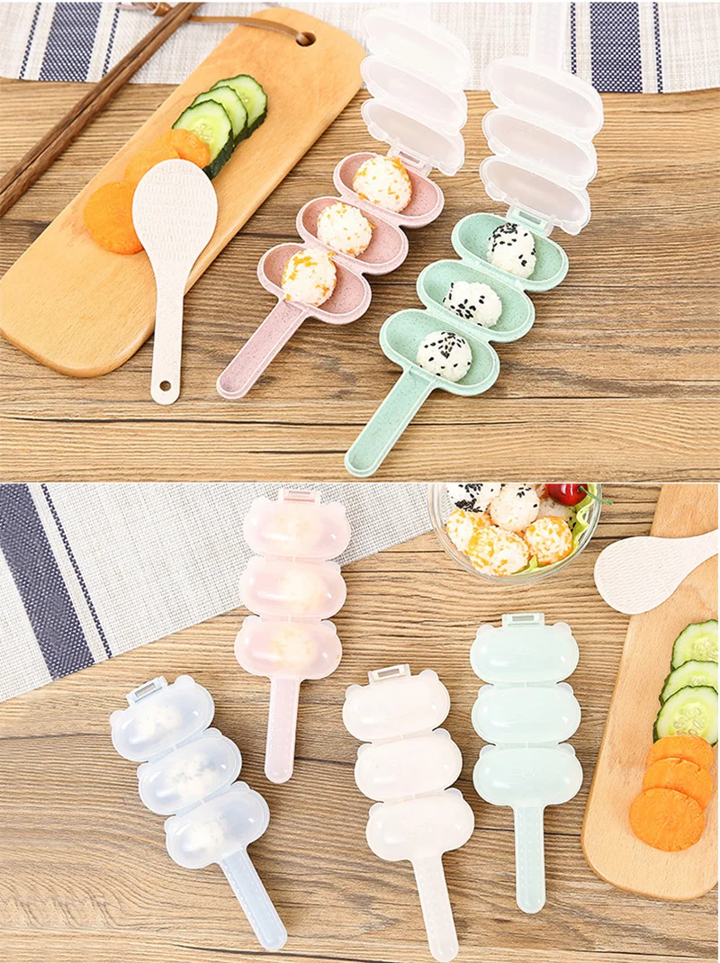 Sushi-Maker-Kitchen-Gadgets-Mould-DIY-Rice-Ball-Mold-with-Spoon-Bento-Making-Mold-Seaweed-Cutter-Kitchen-Tools-Accessories-KC1712 (6)
