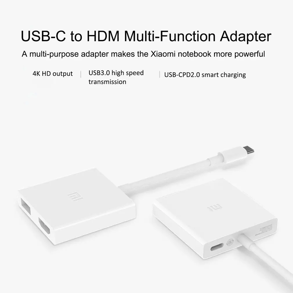 

Xiaomi USB Type-C to USB HDMI USB 3.0 Multi-function Conversion Adapter