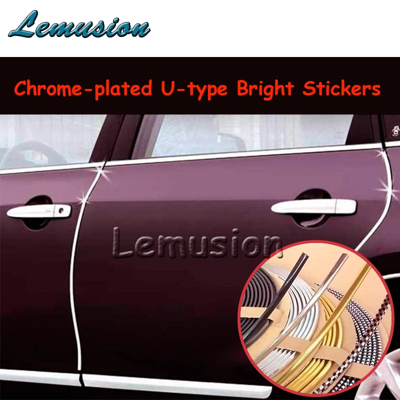 

3M DIY Car Interior mouldings Chrome Strip For Lexus Ford Focus 2 3 Fiesta Mondeo MK4 Kuga Ecosport Ranger Lifan x60 Accessories