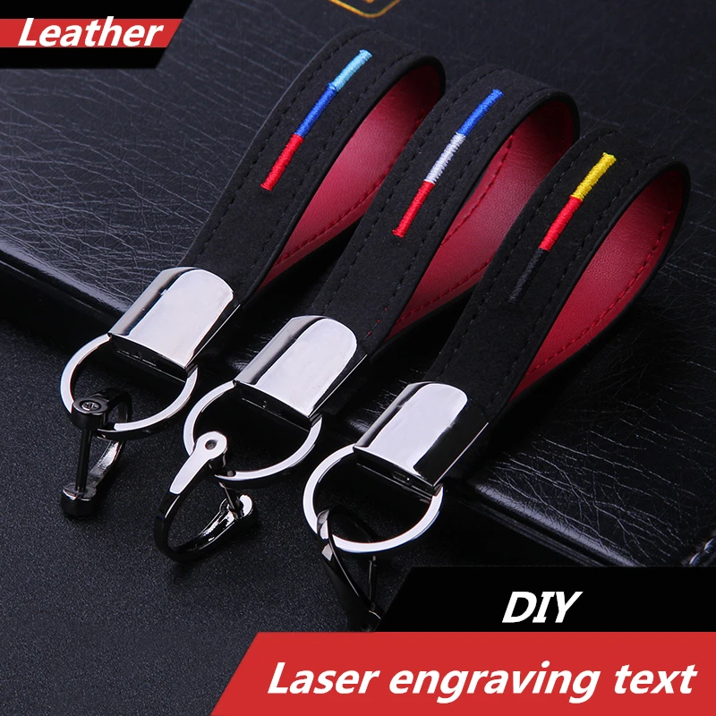 

Universal Leather key rings key chain for bmw Mercedes Benz audi toyota honda nissan vw kia ford Chevrolet car styling
