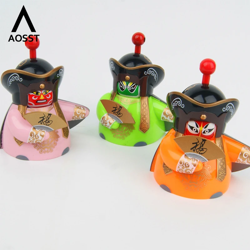 

AOSST Chinese Magic New Traditional Creative Opera Cartoon Face Changing Doll Figure Novelty Funny Gadgets Anti Stress Toys