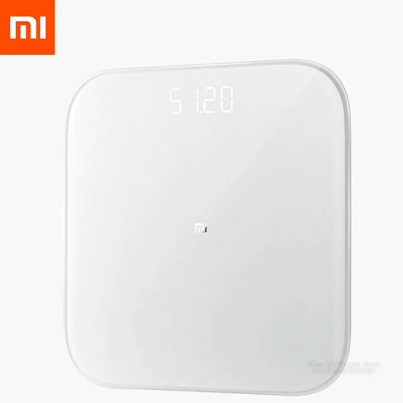 Новейшие оригинальные Xiaomi умные весы 2 весы для здоровья Bluetooth 5,0 цифровые весы Поддержка Android 4,3 iOS 9 приложение Mifit