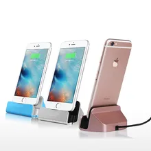 New Desktop Charger Dock Station USB Sync Adapter Mobile Smart Phone Charging Device For Apple iPhone 5 5S SE 6 6S 7 Plus