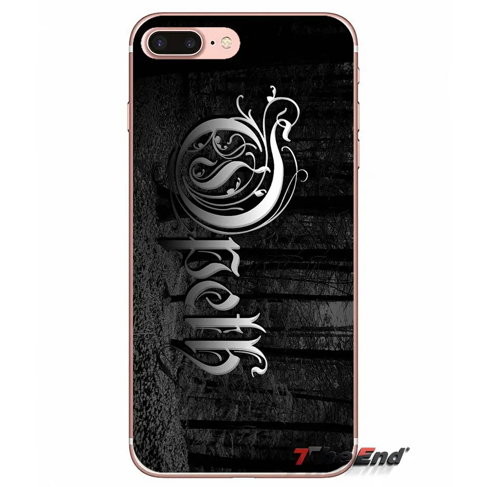 Opeth Экстрим Металлический Ремешок логотип мягкий Чехол для iPhone X 4 4S 5 5S 5C SE 6 6S 7 8 Plus
