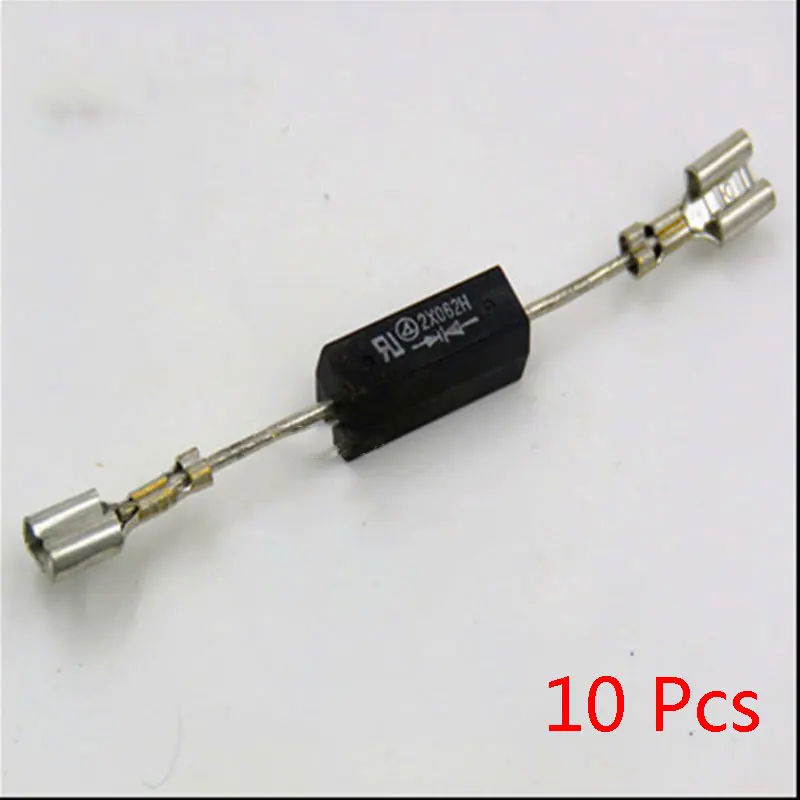 10Pcs Lot High Voltage Diode Rectifier For microwave ovens Electronic Parts and Components Microwave Oven Parts 3000pcs lot electronic components rectifier diode 1n4007w in4007 4007 sod 123fl mark a7 original new in stock