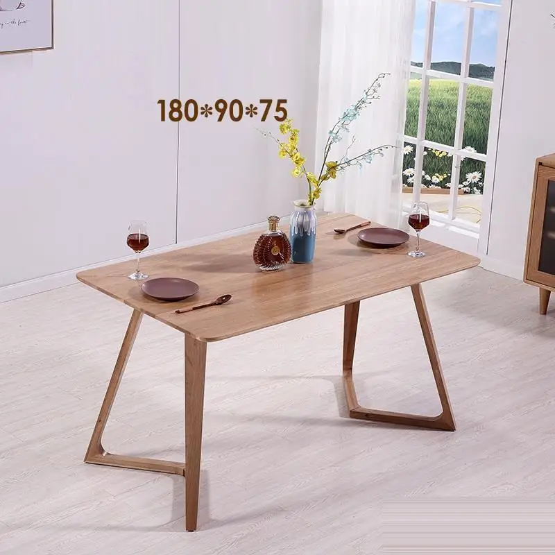 Salle Langer Eet Kitchen Escrivaninha A Manger Moderne Dinning Set Tafel Retro Wood Tablo Comedor Mesa De Jantar Dining Table