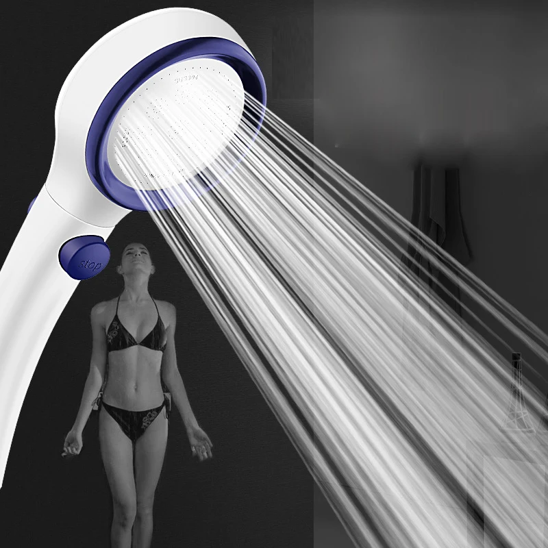 Cheen переключатель дизайн АБС-пластик Showerhead 30% экономия воды низкое давление Ручная фиксация душевая головка давление Boost душ опрыскиватель