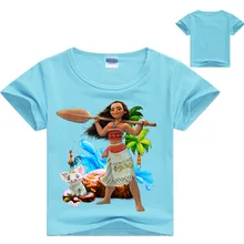 Roupas para meninas 2018 crianças roupas moana t camisa de verão superior meninas topos branco algodão manga curta t-shirts roupas casuais