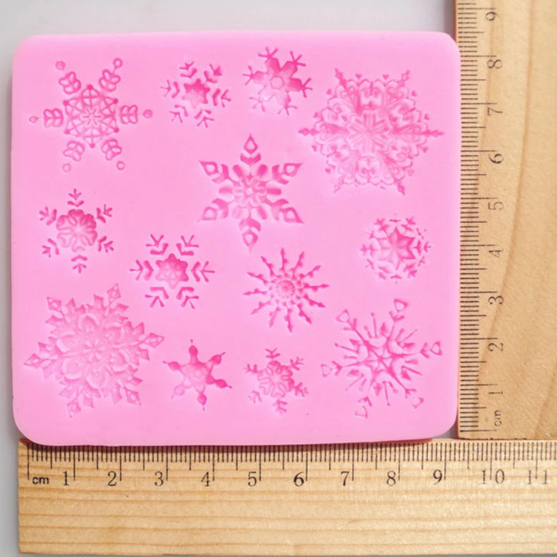 DIY Christmas Silicone Fondant Cake Mold Sugarcraft Decoration Chocolate Mould Tool