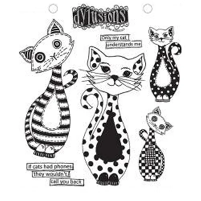 

Abstract Art Cat Animal Metal Cutting Dies for Scrapbooking New 2019 Die Cuts for Card Making Fustelle Craft Die Stitch Troquele