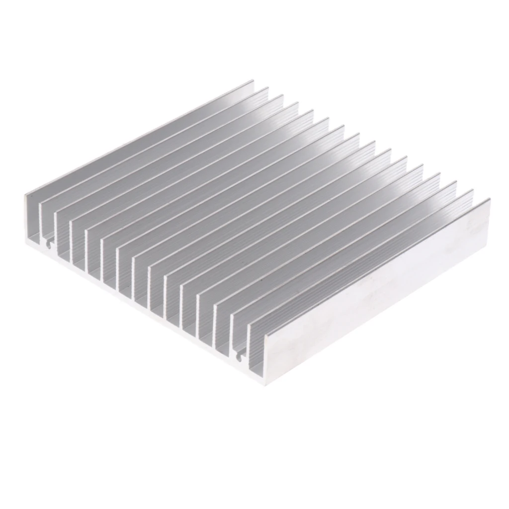 MagiDeal Aluminum Heat Sink Module 100mm x 18mm x100mm for LED Power Transistor White