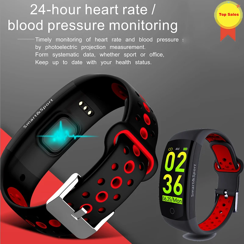 

smartband 0.96 Inch 3D UI Color LCD Screen Professional Sports Smart Band IP68 Waterproof GPS Fitness Activity Tracker Pedometer