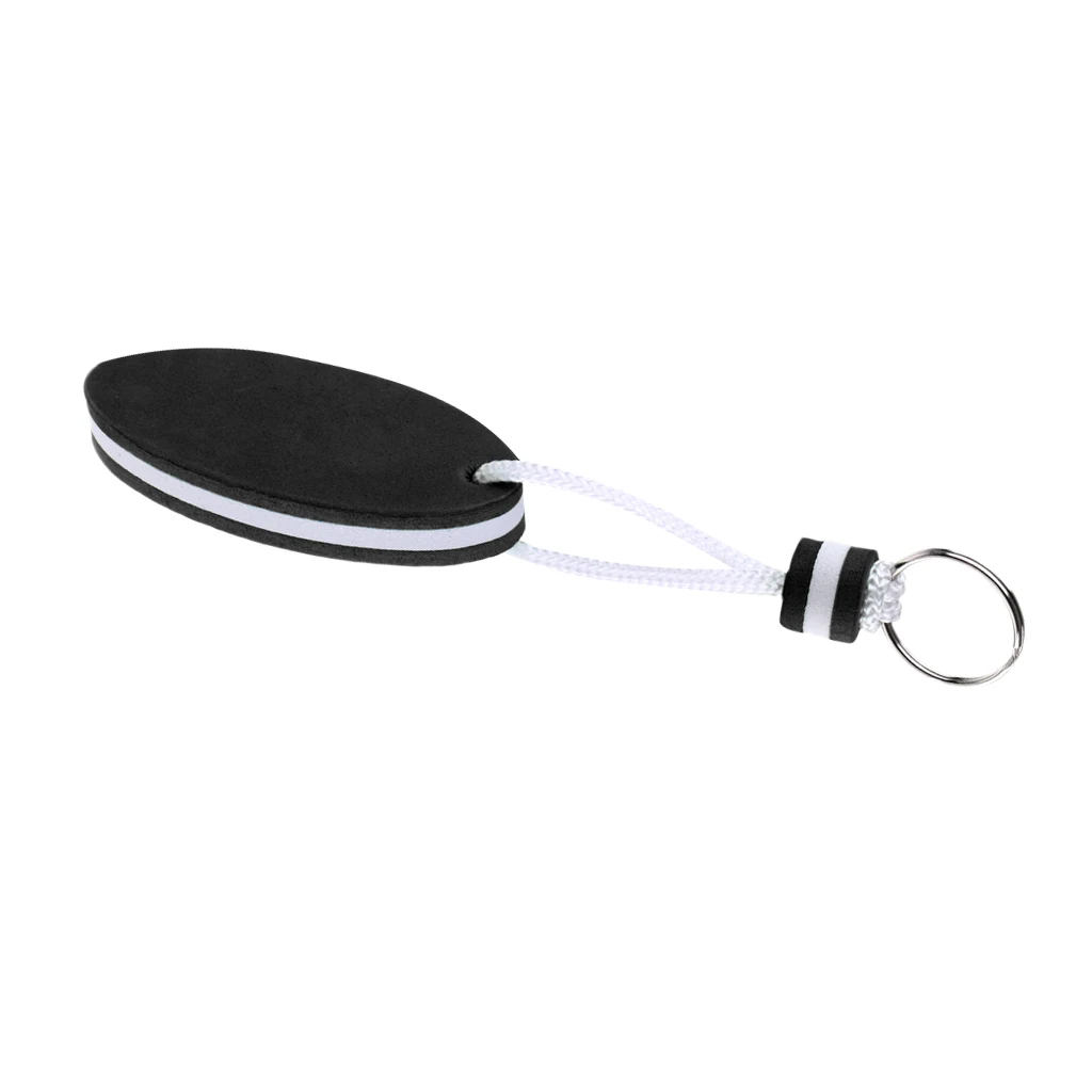 Oval Shaped EVA Foam Floating Key Ring Boat Keychain Kayak Canoe Accessories Water Sports Whitewater Rafting Canoeing Sailing