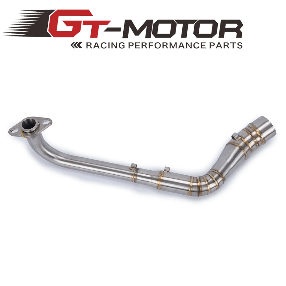 

Motorcycle Exhaust Middle Link Connecting Scooter Front Exhaust Pipe Slip-On for Yamaha NMAX155 NMAX125 NMAX 125 2015 2016 2017
