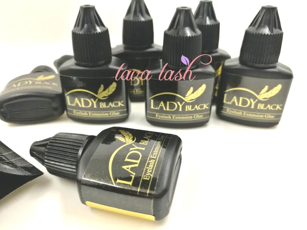 eyelashes extensions lady black glue