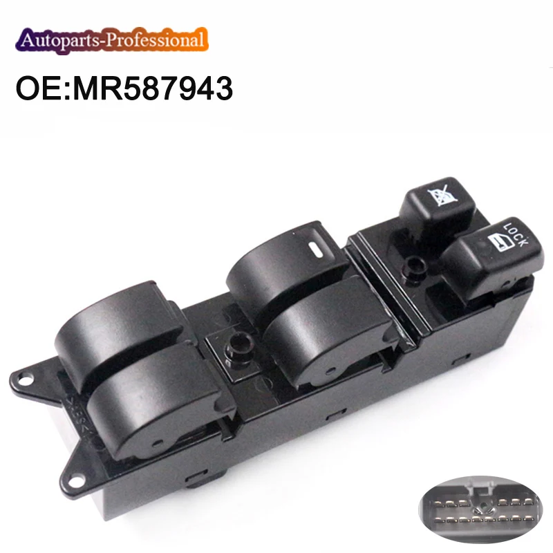 Новый высококачественный переключатель окна для Mitsubishi Galant Endeavor Lancer Montero left MR587943