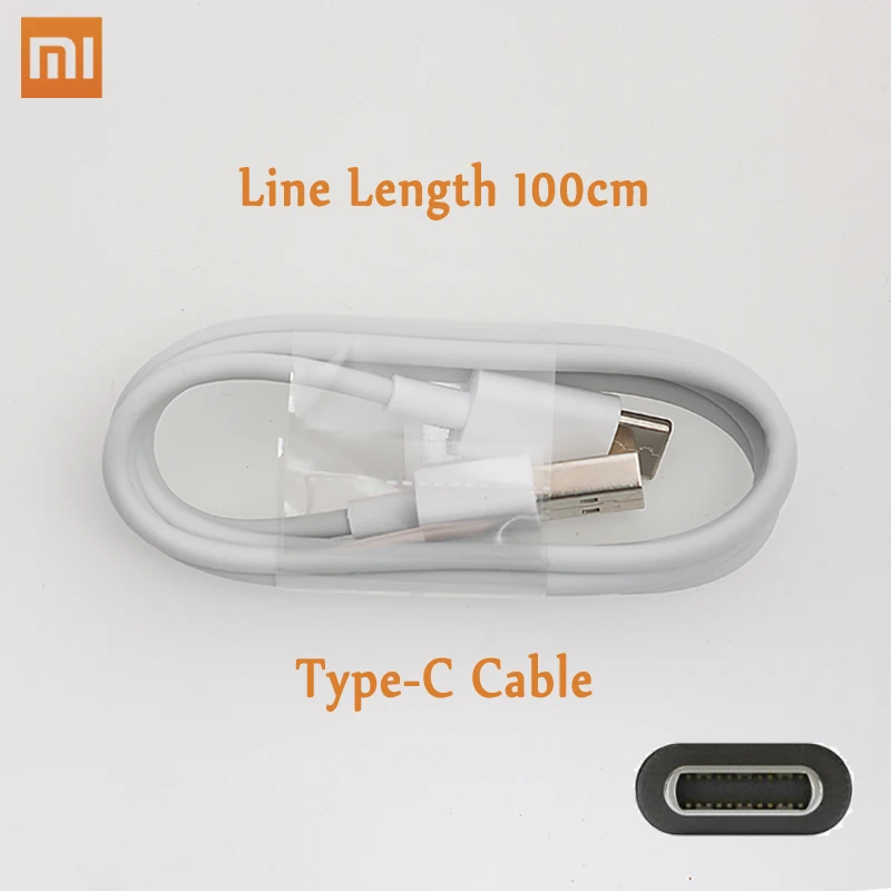 Кабель для передачи данных Xiao mi cro 80 см type-C 100 см USB Line 2A 2.5A Быстрая зарядка для mi x 3 2 s 2 mi 9 8 6 A2 A1