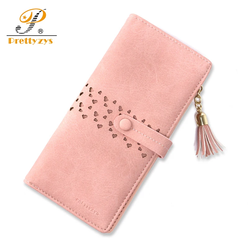 

Prettyzys Wallet Female Large Women's Purses Long Card Holder Leather Phone Designer Women Wallets and Purses Coin Zipper Hand