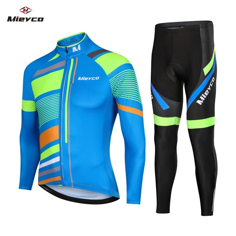 

MIEYCO Cycling Jersey Sets Breathable Mountain Bike Cycling Clothes MTB roupa ciclismo Long Sleeve Bicycle Cycling Clothing Man