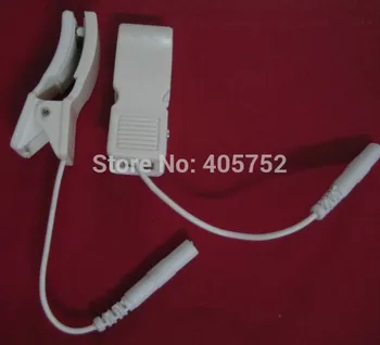 

2000pcs=1000pair Ear clip electrode wire/cable connecting wire for digital therapy machine,tens slimming massager for JER