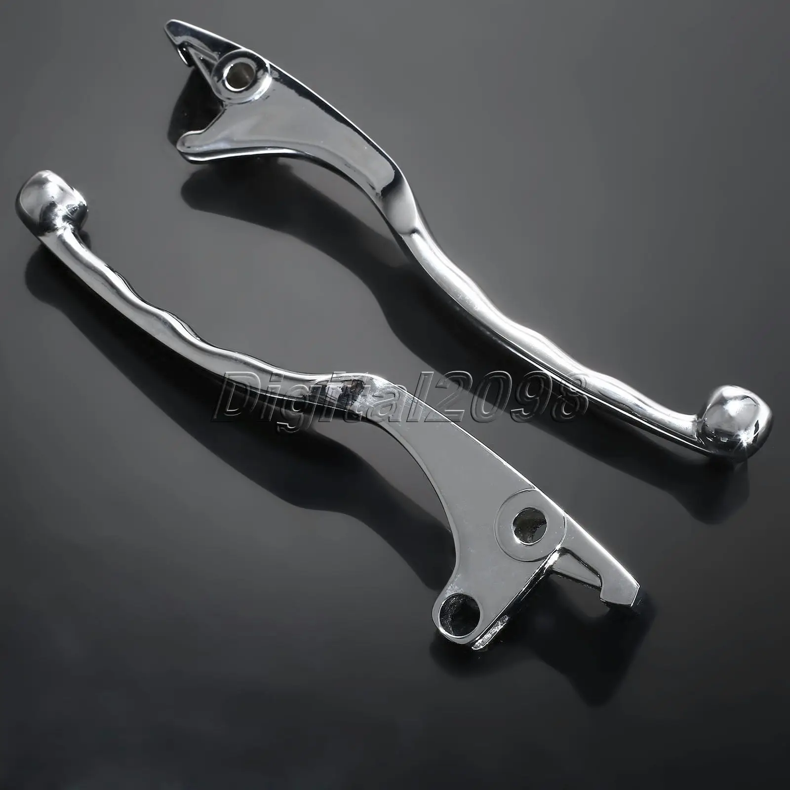 1 пара хромированные рычаги тормоза и сцепления мотоцикла|hand lever|for kawasakiclutch brake |