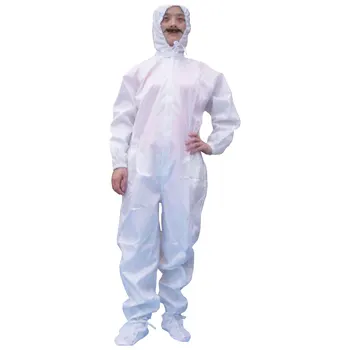 

Diver working HOODED disposable white color XL