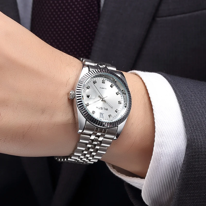 Reloj Hombre 2017 мужские наручные часы лучший бренд роскошные женские с алмазами