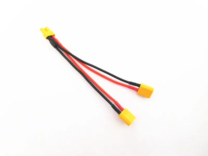 XT30 XT-30 параллельный кабель провод Y свинец 18AWG 10 см зарядное устройство кабель
