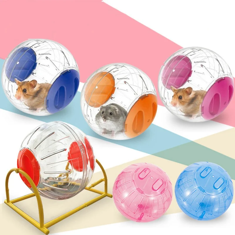Забавные Животные бегущий шар прозрачный кристалл хомяк упражнения бегущие шарики Забавный хомяк упражняющая игрушка маленькая игрушка в виде животного