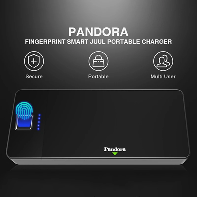 1100 mAh power Bank переносной отпечаток замка зарядный чехол Универсальный совместимый для JUUL